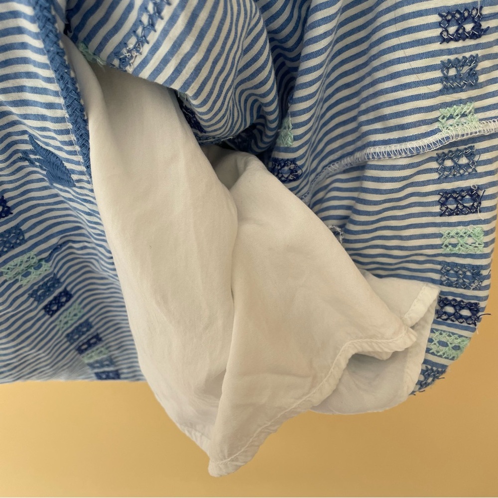 J.MARIE Embroidered Striped Dress Style JM1765 - Picture 7 of 9